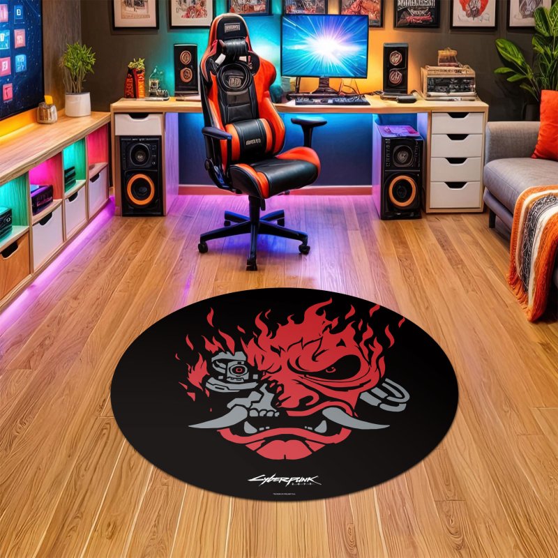 GLO Cyberpunk 2077 Samurai Rock Legend Floor Mat - obrázek č. 1