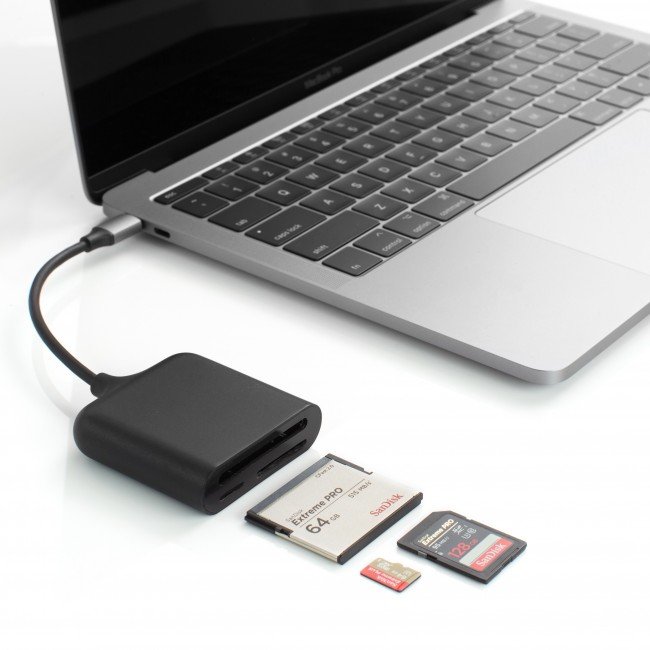 HyperDrive™ USB-C Pro Card Reader (CF, SD,microSD) - obrázek č. 1