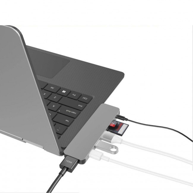 HyperDrive™ SOLO USB-C Hub - Gray - obrázek č. 1