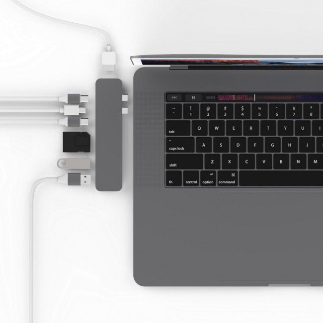 HyperDrive™ PRO USB-C Hub pro MacBook Pro - Gray - obrázek č. 2