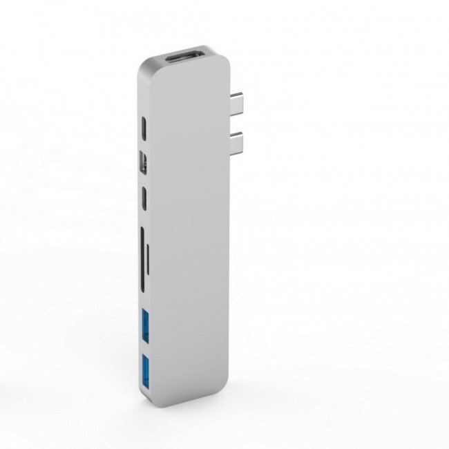HyperDrive™ PRO USB-C Hub pro MacBook Pro - Silver - obrázek produktu