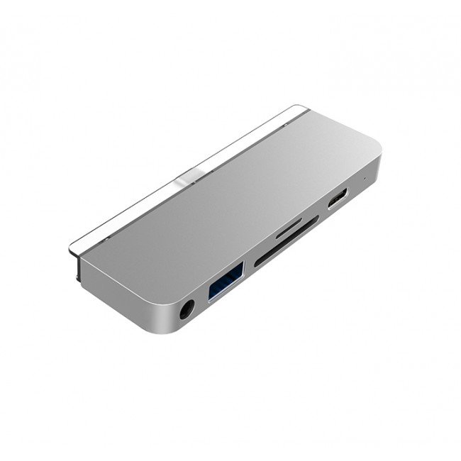 HyperDrive 6-in-1 USB-C Hub pro iPad Pro - Silver - obrázek produktu