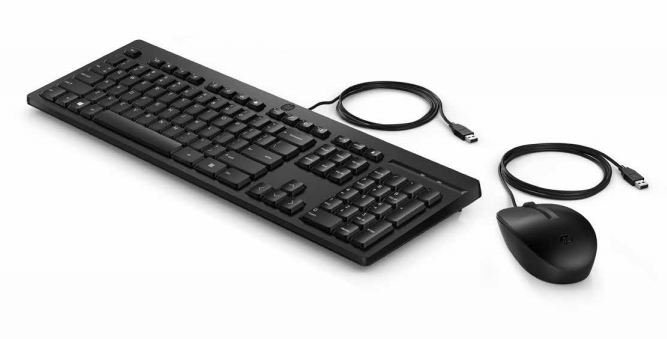 HP 225 drátová myš a klávesnice CZ/ SK/ ENG - obrázek produktu