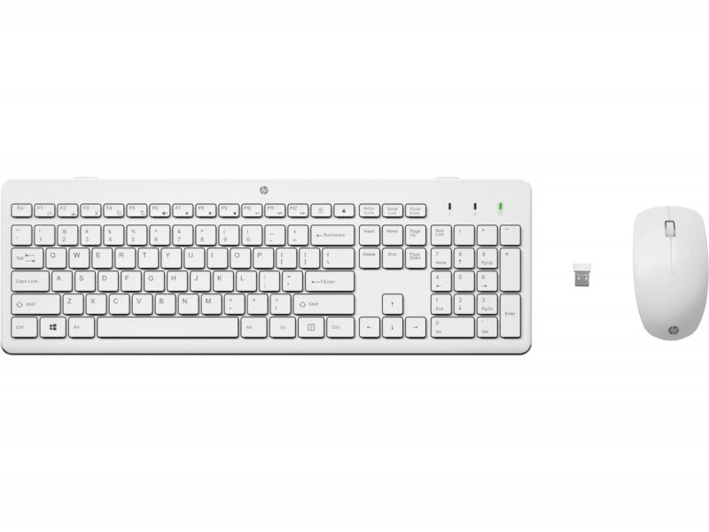 HP 230 klávesnice a myš/ bezdrátová/ white - obrázek produktu