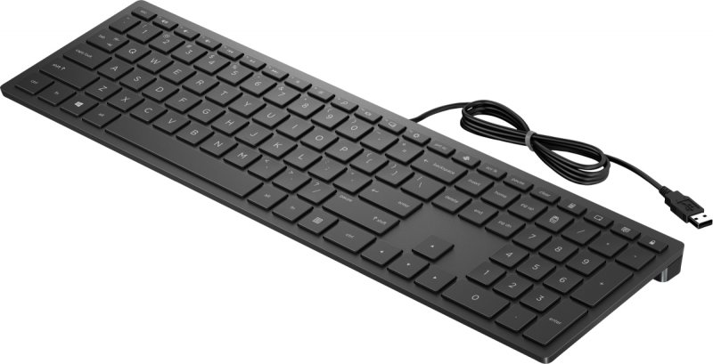 HP Pavilion Keyboard 300/ Drátová USB/ UK-Layout/ Černá - obrázek č. 1