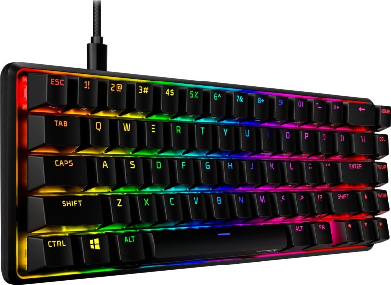 HyperX Alloy Origins 65 / Drátová USB / US layout / Černá - obrázek č. 1