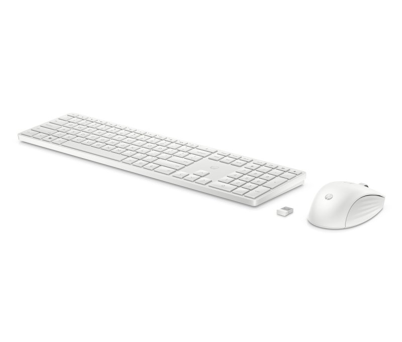 HP 655 Wireless keyboard mouse White - obrázek produktu