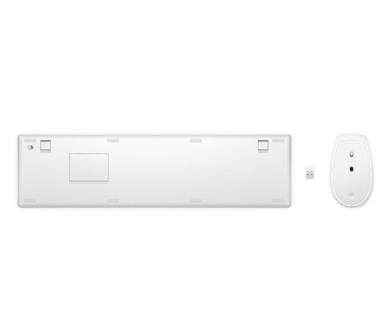 HP 655 Wireless keyboard mouse White - obrázek č. 1
