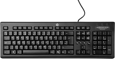HP Classic Wired Keyboard - Slovakia - obrázek produktu