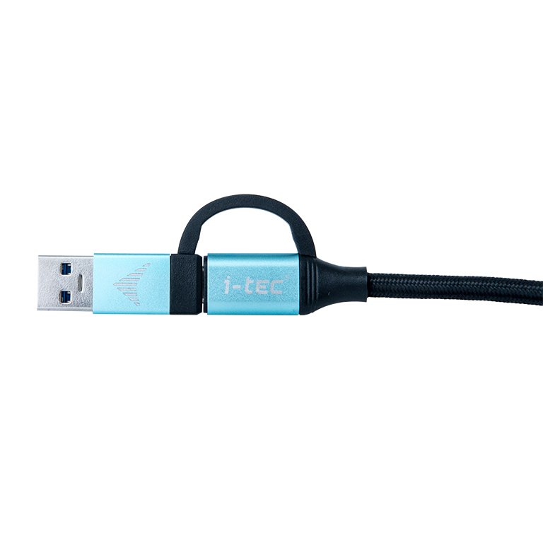 i-tec kabel USB-C na USB-C s integrovanou redukcí na USB-A/ 3.0 - obrázek č. 1