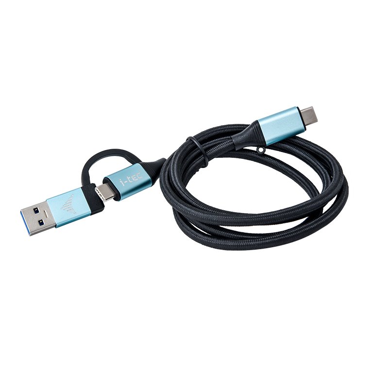 i-tec kabel USB-C na USB-C s integrovanou redukcí na USB-A/ 3.0 - obrázek produktu