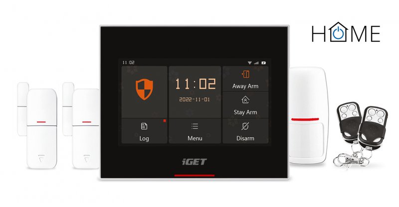 iGET HOME X5 - Inteligentní Wi-Fi/ GSM alarm, v aplikaci i ovládání IP kamer a zásuvek, Android, iOS - obrázek č. 2