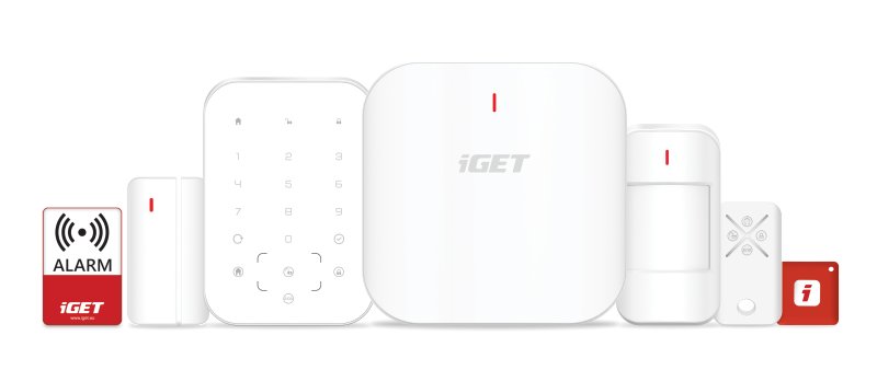 iGET SECURITY M6-4G Premium - Inteligentní zabezpečovací systém 4G / WiFi / LAN alarm, Android, iOS - obrázek č. 1
