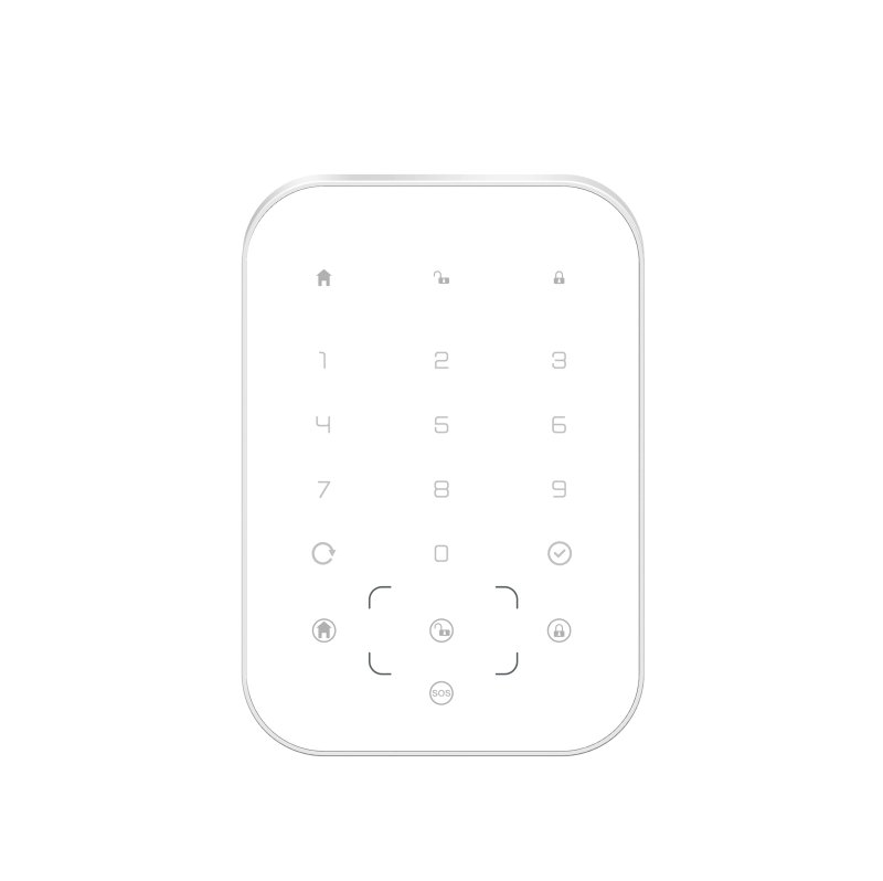 iGET SECURITY MP13 - bezdrátová klávesnice s RFID čtečkou pro alarm M6-4G, napájení 4x AA v balení - obrázek č. 1