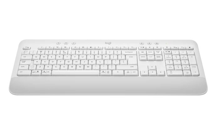 Logitech K650 / Bezdrátová USB + Bluetooth / CZ-SK layout / Šedá - obrázek č. 4