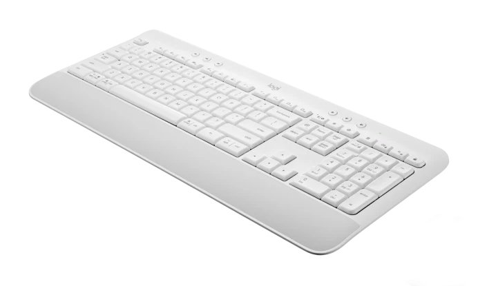 Logitech K650 / Bezdrátová USB + Bluetooth / CZ-SK layout / Šedá - obrázek č. 1