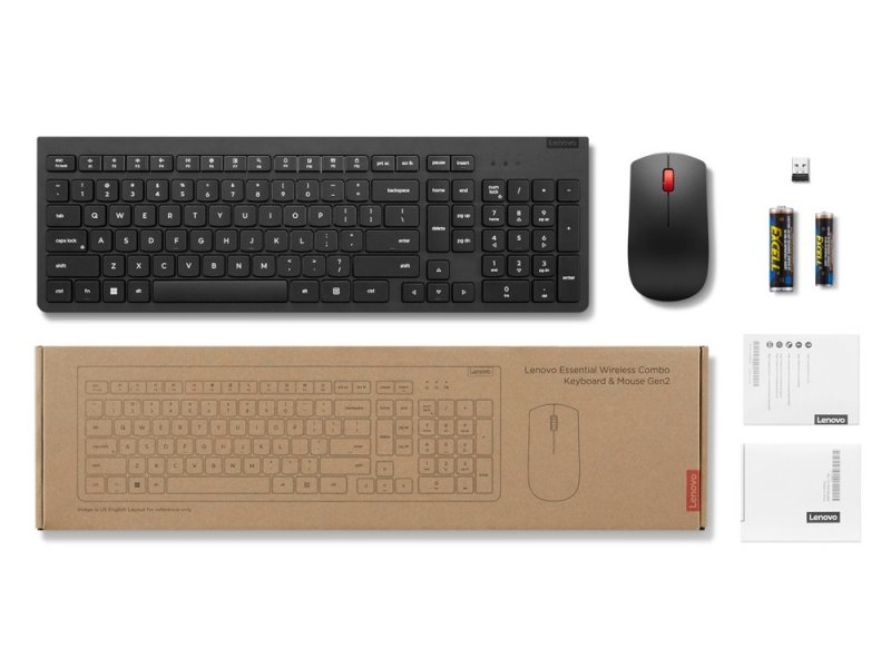 Lenovo Essential Wireless klávesnice a myš - czech - obrázek č. 1