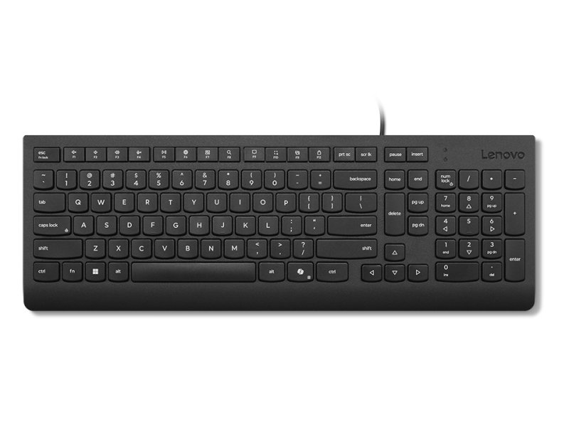 Lenovo Essential Wired Keyboard (Black) - Slovak 245 / PS / 2 / SK / Černá - obrázek produktu