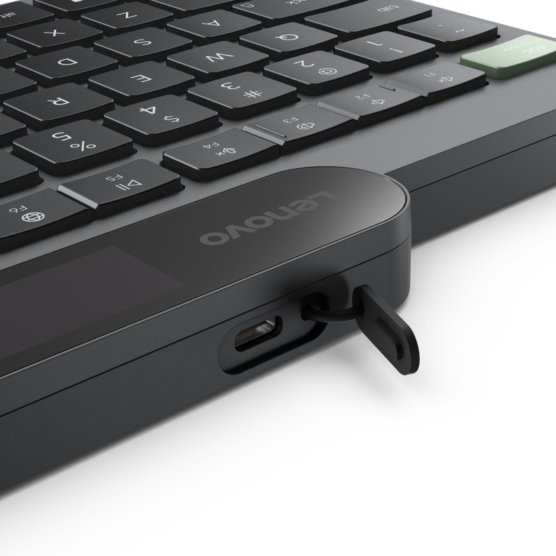Lenovo Self-Charging Bluetooth Keyboard-Czech / Bezdrátové Bluetooth / CZ / Černá - obrázek č. 4
