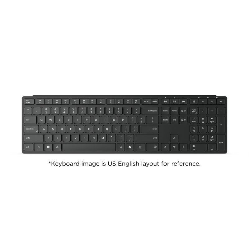 Lenovo Wireless Multi-Mode Pro Keyboard 6000 / USB+BT / CZ / Černá - obrázek produktu