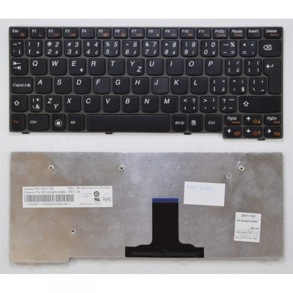 Klávesnice MP-09J66CS-6864 Rev.: 0A pro Lenovo S100 černá (použitá) - obrázek produktu