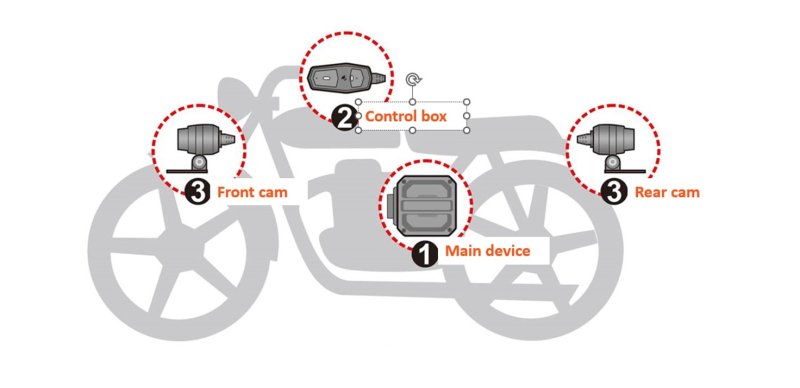 Kamera na motorku MIO MiVue M820WD - obrázek č. 6