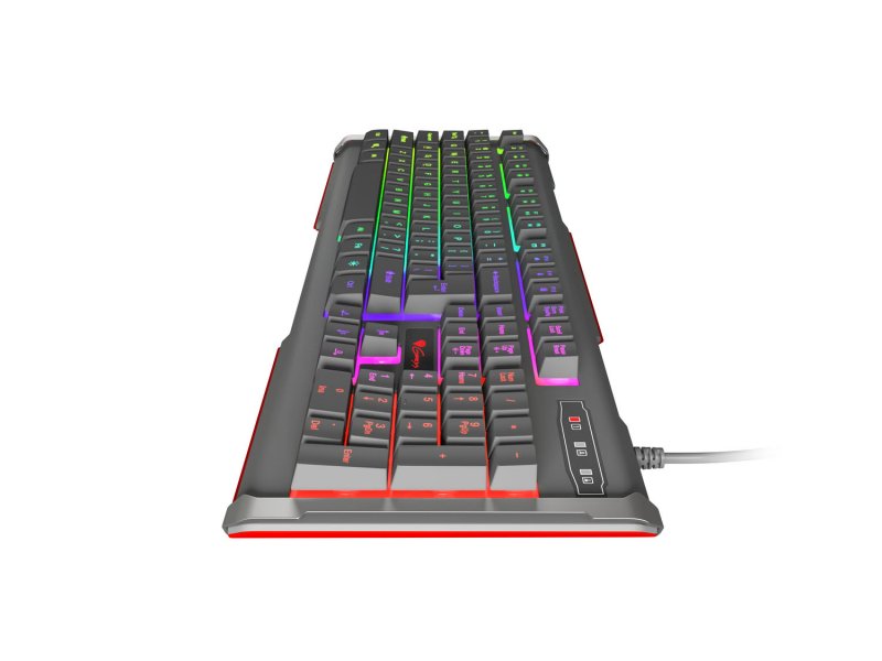 Herní klávesnice Genesis Rhod 400 RGB, US layout, 6-zónové RGB podsvícení - obrázek č. 2