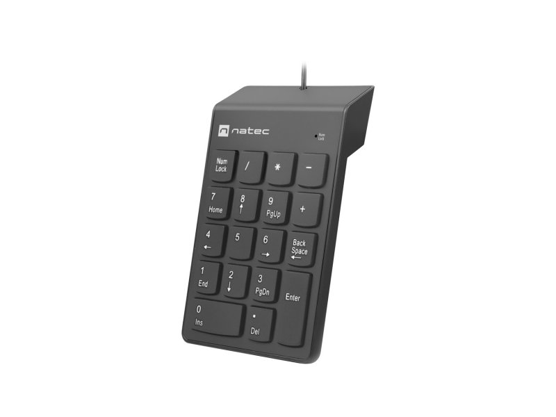 Numerická klávesnice Natec GOBY 2, USB, černá - obrázek č. 1