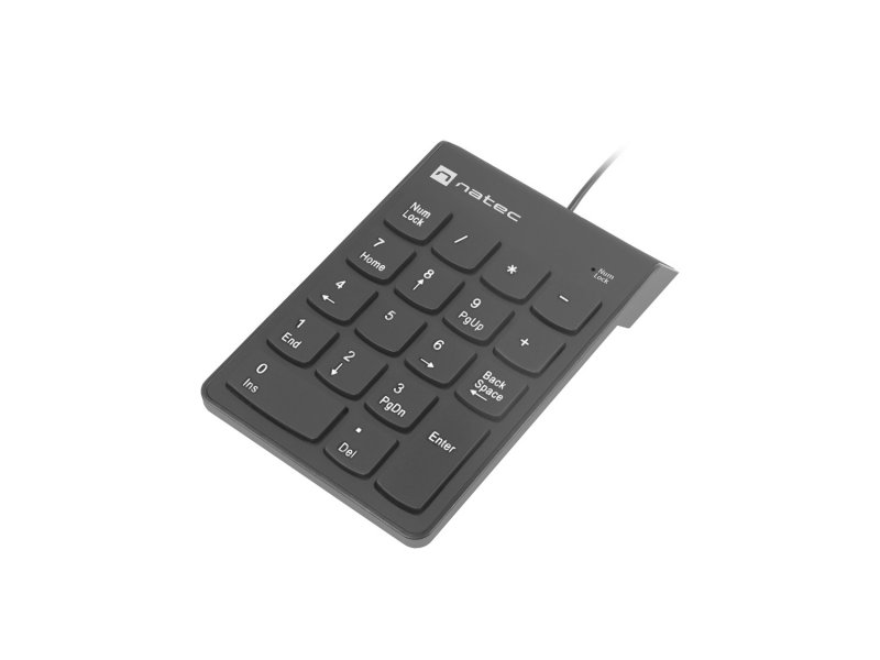 Numerická klávesnice Natec GOBY 2, USB, černá - obrázek č. 3