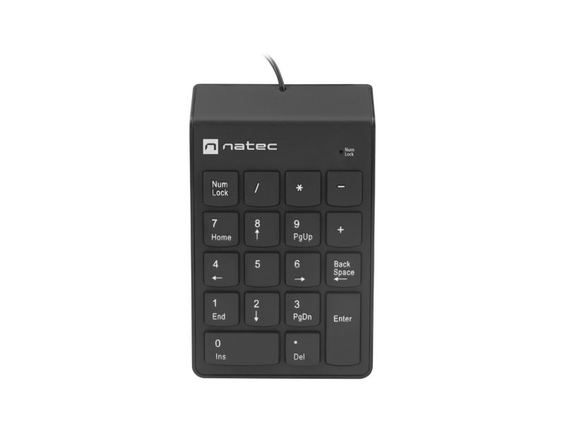 Numerická klávesnice Natec GOBY 2, USB, černá - obrázek produktu