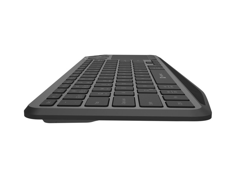 Bezdrátová klávesnice pro Smart TV Natec TURBOT 2 / USB+BT / US / Černá - obrázek č. 4