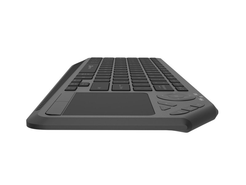 Bezdrátová klávesnice pro Smart TV Natec TURBOT 2 / USB+BT / US / Černá - obrázek č. 3