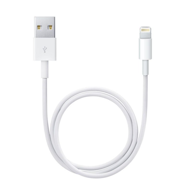 ME291ZM/ A iPhone Lightning Datový Kabel 0,5m White (Bulk) - obrázek produktu
