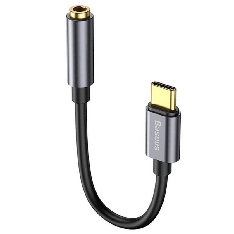 Baseus CATL54-0G Kabelová Redukce z USB-C na 3.5mm Audio Jack L54 (female) Deep Grey - obrázek č. 2