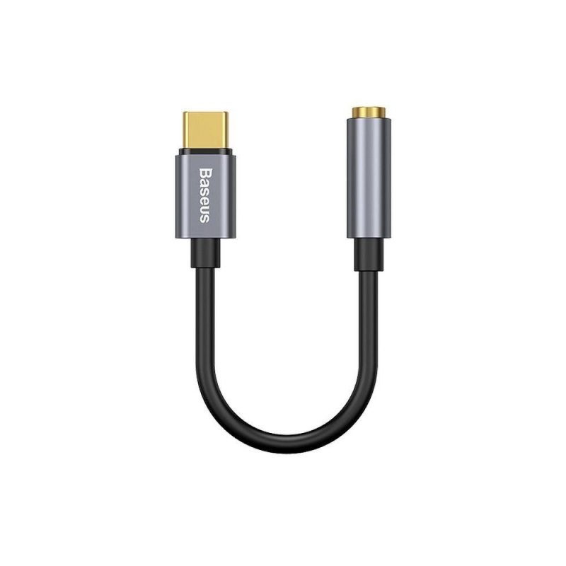Baseus CATL54-0G Kabelová Redukce z USB-C na 3.5mm Audio Jack L54 (female) Deep Grey - obrázek produktu