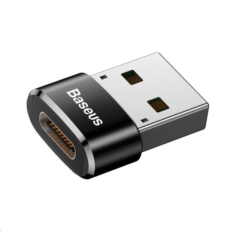 Baseus Mini OTG adaptér Ingenuity USB-A 3.1 na USB-C (M/ F) černý - obrázek produktu