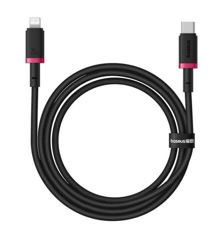 Baseus Rychlonabíjecí kabel Dura USB / Lightning 1m 20W černo šedý - obrázek produktu