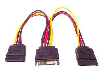 PremiumCord Napájecí kabel k HDD Serial ATA - rozdvojka M/ 2xF 16cm - obrázek produktu