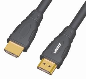 PremiumCord Kabel HDMI A - HDMI A M/ M 1m,zlac.kon. - obrázek produktu