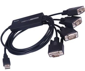 PremiumCord USB2.0 na 4 x RS232C - obrázek produktu