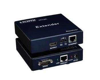 PremiumCord HDMI HDBaseT 4K extender na 100m, over IP, jeden vysílač na více přijímačů - obrázek produktu