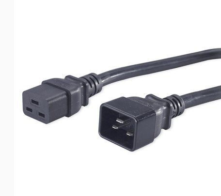 PremiumCord Kabel síťový prodlužovací  230V 16A 1,5m, konektory IEC 320 C19 - IEC 320 C20 - obrázek produktu