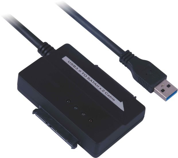PremiumCord USB 3.0 - SATA adaptér s kabelem pro 2 HDD - obrázek produktu