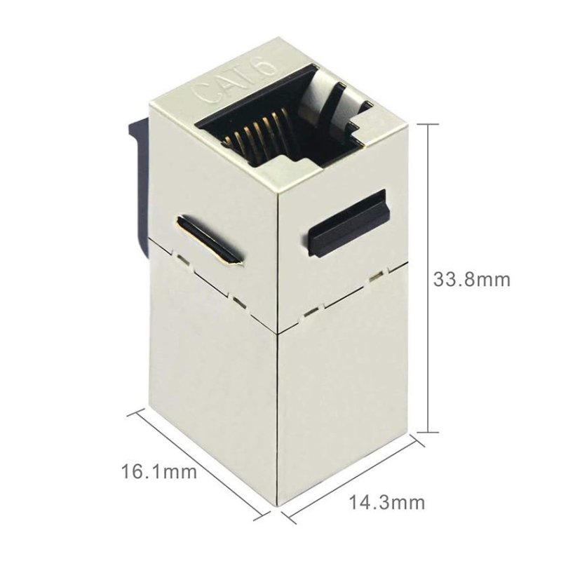 PremiumCord Propojka RJ45 Cat6 8 / 8 STP Keystone - obrázek č. 3