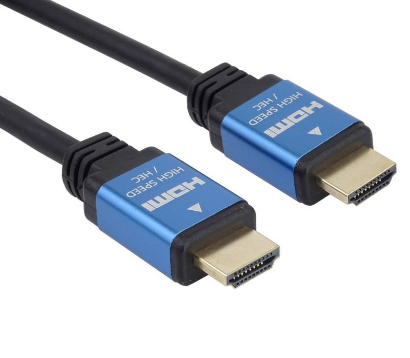 PremiumCord Ultra kabel HDMI 2.0b kovové, 1m - obrázek produktu