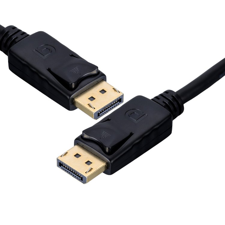 PremiumCord DisplayPort 1.4 přípojný kabel M/ M, zlacené konektory, 1,5m - obrázek č. 1