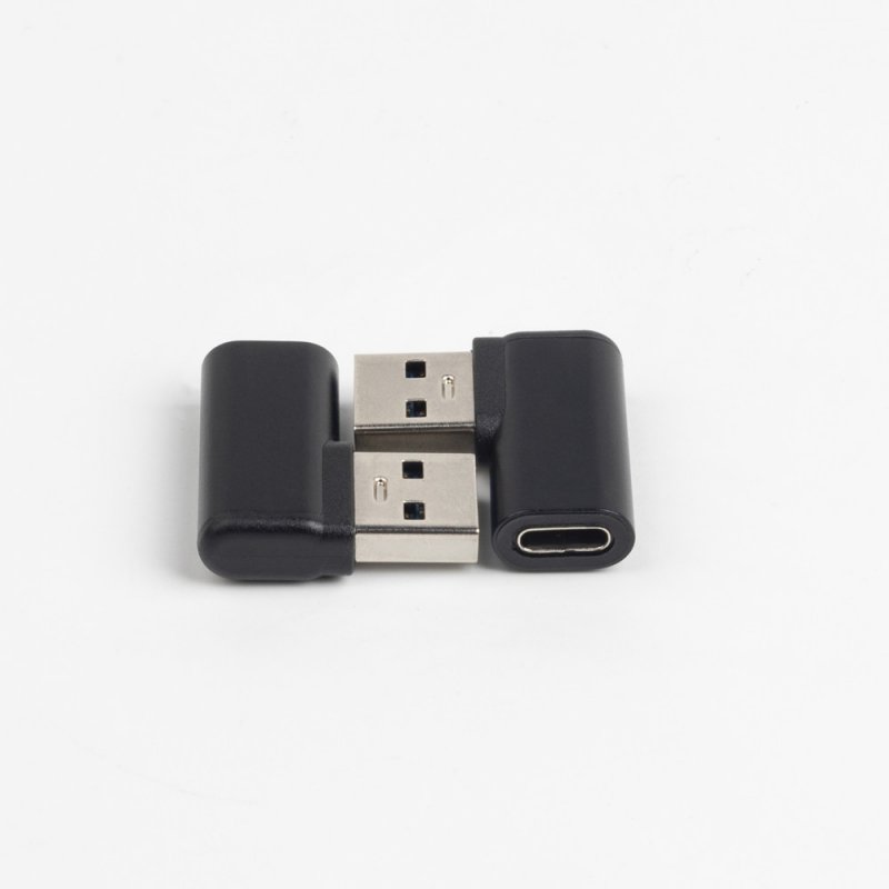 PremiumCord redukce USB-C - USB 3.0 Male, zahnutá - obrázek č. 1