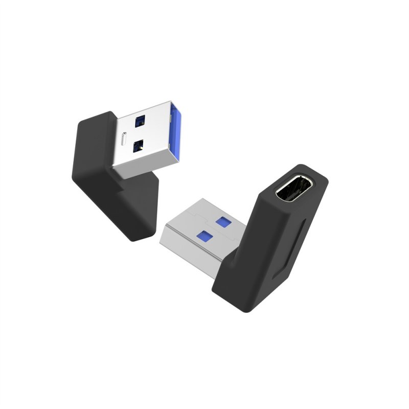 PremiumCord redukce USB-C - USB 3.0 Male, zahnutá2 - obrázek č. 2
