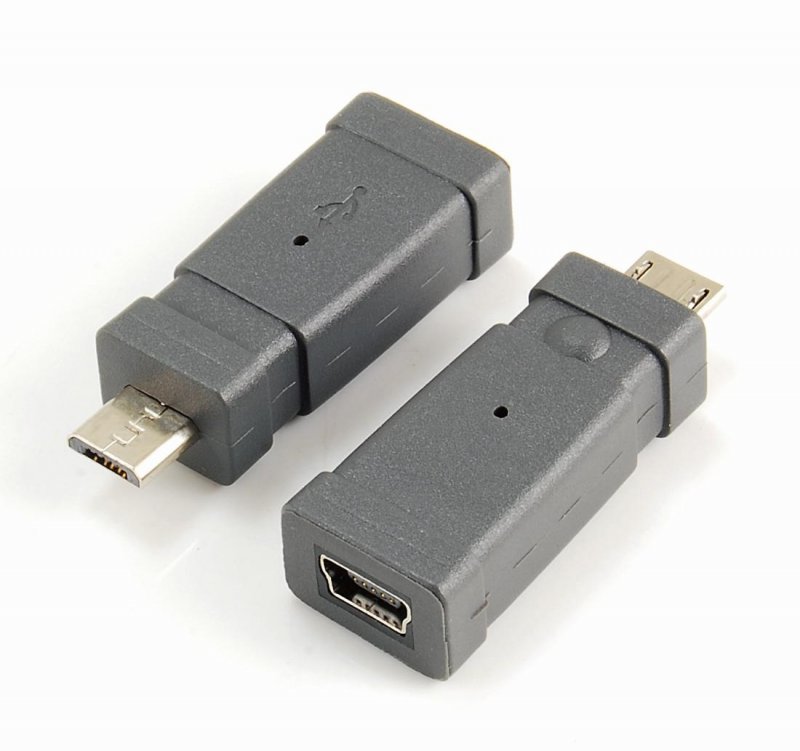 PremiumCord USB redukce Mini 5 PIN/ female - Micro USB/ male - obrázek produktu