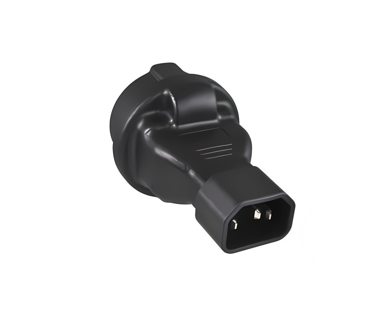 PremiumCord Adaptér IEC C14 M - SCHUKO CEE 7 / 3 F - obrázek č. 1
